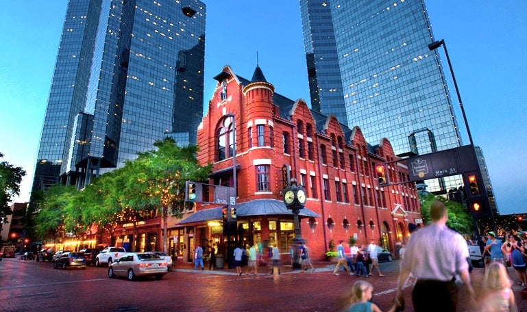 scenic view of downtown fort worth